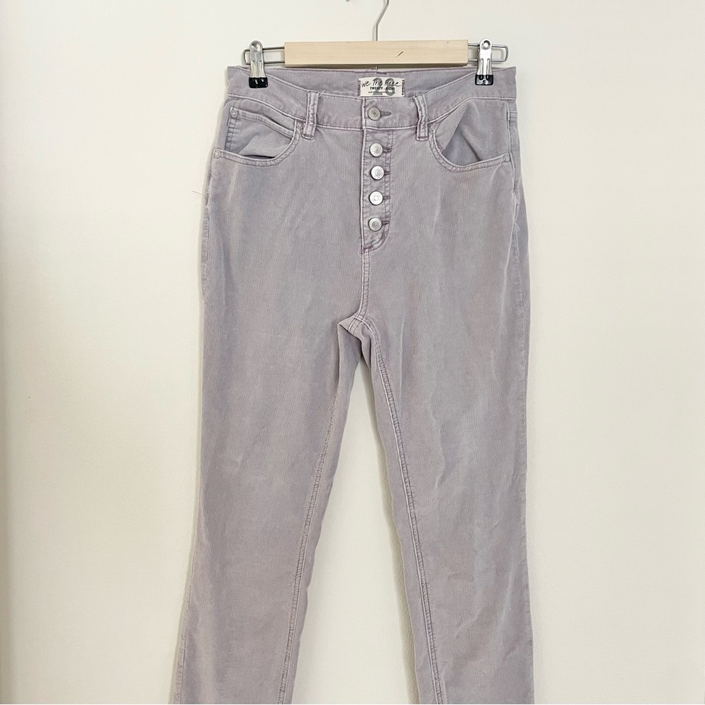 FREE PEOPLE Lilac Corduroy Pants